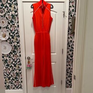 SPANX poppy airpique jumpsuit large tall nwt